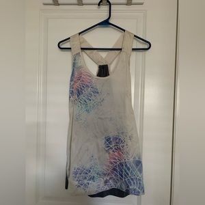 Gentle Fawn- racer back mixed media tank top